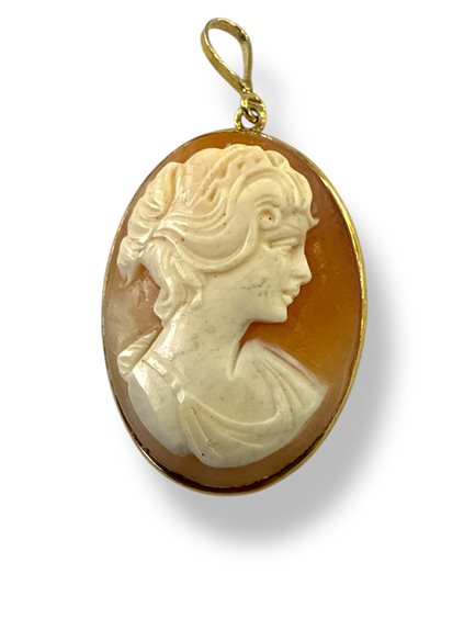 Pendente Mandile 1922 Donna Cammei  in Argento Conchiglia 2MCICM107 - 2MCICM107